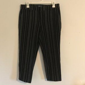 Black (&White) Striped Pinstripe Harper Pants